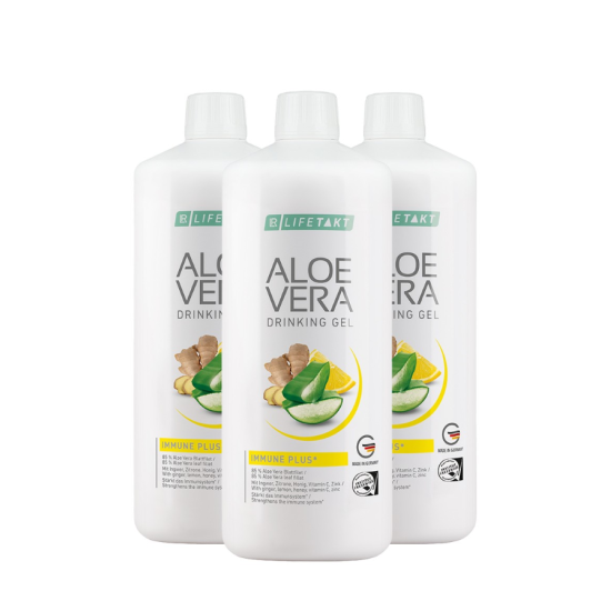 LR Lifetakt Aloe Vera Gel Bebível Immune Plus 3 unidades